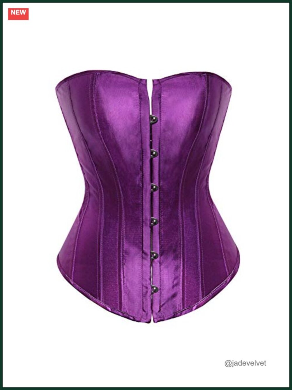 Corset Top Lace Up Boned Overbust Waist Cincher Shapewear